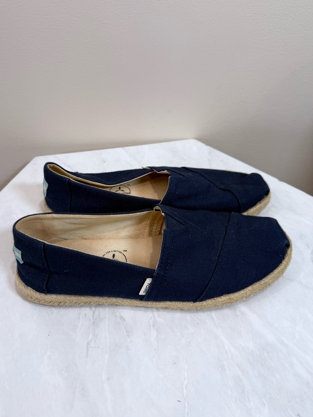 🔥Toms Women’s Navy Slip-On EspadrillesSize 5.5 EC🔥